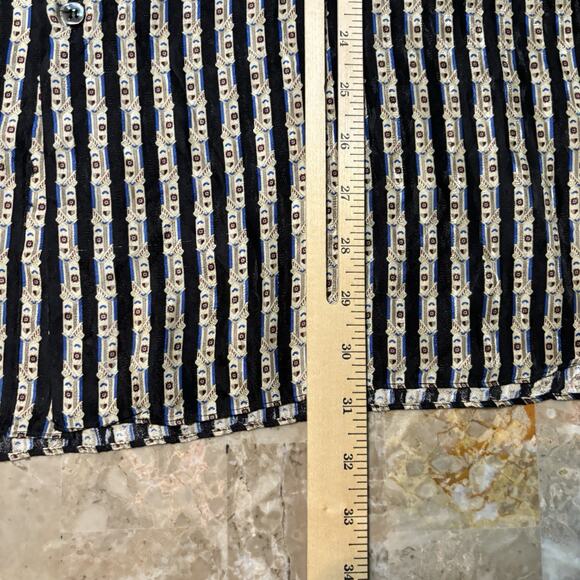 Napoleon By Stefano Ricci Shirt Mens 2XL 100% Silk Long Sleeve Button Italy - Picture 5 of 12